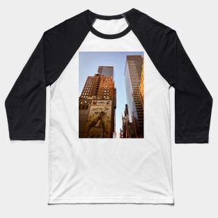 Times Square, Manhattan, New York City Baseball T-Shirt